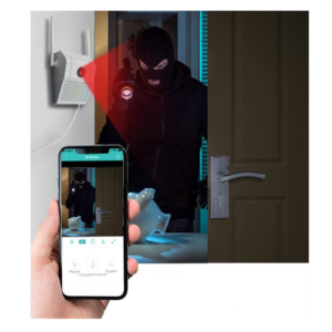 Kültéri WiFi IP biztonsági kamera és lámpa – éjjellátó, vízálló biztonsági megoldás (BBV) - Image 2
