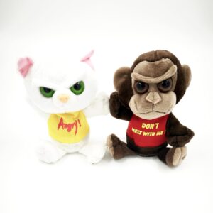 HisztiCica mérges plüss cica– vicces, puha plüss játék gyerekeknek (BBJ) - Image 6