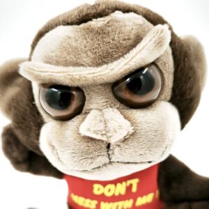 HisztiMajom mérges plüss majom – vicces, puha plüss játék gyerekeknek (BBJ) - Image 4