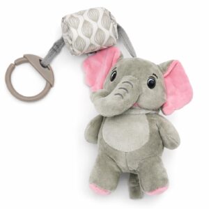 Muki csörgős plüss elefánt babajáték – puha bébi csörgő újszülötteknek 3+ hónaptól (BBMJ) - Image 1