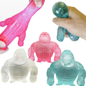 Realisztikus gorilla squishy játék – puha, szorítható stresszcsökkentő és feszültségoldó játék iskolásoknak és felnőtteknek (BBMJ) - Image 9