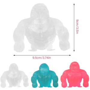 Realisztikus gorilla squishy játék – puha, szorítható stresszcsökkentő és feszültségoldó játék iskolásoknak és felnőtteknek (BBMJ) - Image 8