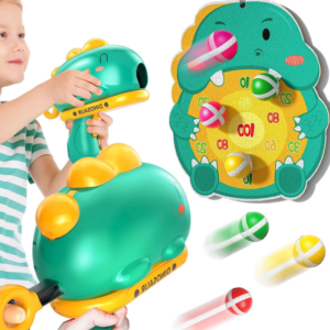 Dinoszaurusz tépőzáras darts célbadobó játék – beltéri ügyességi játék gyerekeknek (BBJ) - Image 4