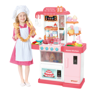 BellaChef rózsaszín játék konyha gyerekeknek – interaktív fény- és hanghatásokkal (FX) - Image 7