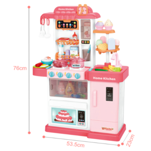BellaChef rózsaszín játék konyha gyerekeknek – interaktív fény- és hanghatásokkal (FX) - Image 6