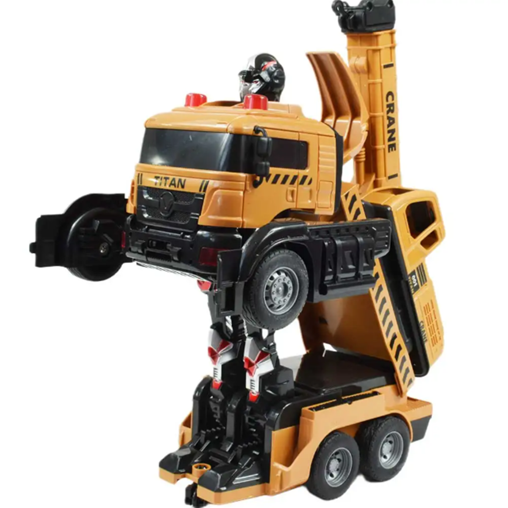 Távirányítós transzformátor autó távirányítóval – átalakuló robot autó gyerekeknek, fény- és hangeffektekkel (BBJ) 1