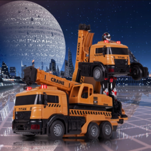 Távirányítós Transformers darus robot autó – átalakuló jármű fény- és hangeffektekkel (BBJ) - Image 2