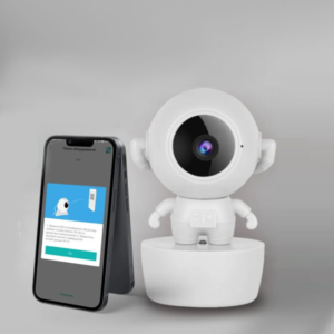 Űrhajós WiFi babafigyelő kamera HD felbontással – vezeték nélküli megfigyelő SD kártya foglalattal (BBV) - Image 3