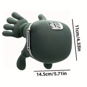 Vezeték nélküli 4D nyakmasszírozó fűtéssel – Hordozható akupresszúrás nyak- és hátmasszírozó, újratölthető váll- és izomlazító készülék (BBM)(THM)(BBD) - Image 6