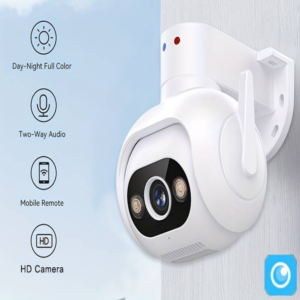 Vezeték nélküli 5MP IP PTZ kamera 10X Zoom, hangérzékelős riasztás, falra rögzíthető (BBV) - Image 4