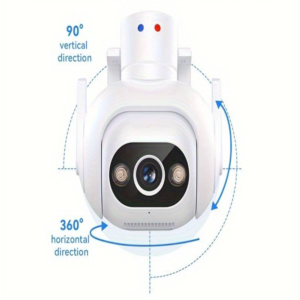 Vezeték nélküli 5MP IP PTZ kamera 10X Zoom, hangérzékelős riasztás, falra rögzíthető (BBV) - Image 6