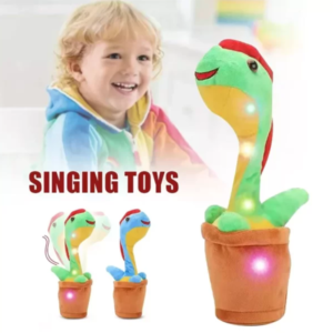 Visszabeszélő, zenélő, táncoló és éneklő plüss dínó (BBJ) - Image 5