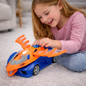 Pterosaurus 2in1 transformers dinoszaurusz autó – repülő dínó játék fény- és hangeffekttel (BBJ) - Image 3