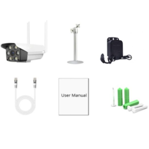 Wifi IP CCTV kültéri vezeték nélküli vízálló kamera színes éjszakai látással (BBV) - Image 2