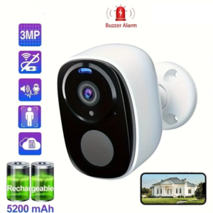 Vezeték nélküli akkumulátoros WiFi biztonsági kamera – kültéri, éjjellátó és mozgásérzékelős CH23-169 (BBV) - Image 5