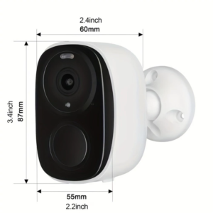 Vezeték nélküli akkumulátoros WiFi biztonsági kamera – kültéri, éjjellátó és mozgásérzékelős CH23-169 (BBV) - Image 6