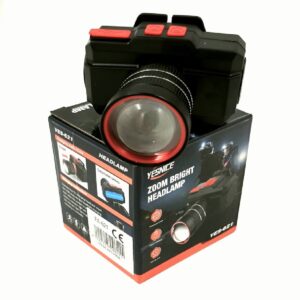 Yesnice YES-621 LED fejlámpa – zoom funkció, nagy fényerő, akkumulátoros, újratölthető kivitel (BBD) - Image 6