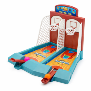 Mini katapultos kosárlabda játék – ujjkosár 2 palánkkal és 20 labdával – gyerek ügyességi játék (BBJ) - Image 5