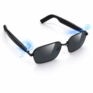 Aemai Smart Bluetooth audio szemüveg – kékfény szűrős okosszemüveg beépített hangszóróval és mikrofonnal (THM) - Image 1