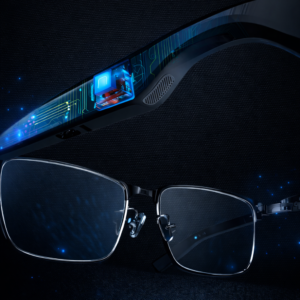 Aemai Smart Bluetooth audio szemüveg – kékfény szűrős okosszemüveg beépített hangszóróval és mikrofonnal (THM) - Image 3