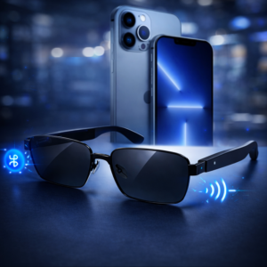 Aemai Smart Bluetooth audio szemüveg – kékfény szűrős okosszemüveg beépített hangszóróval és mikrofonnal (THM) - Image 4