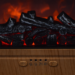 Aromora Relax kandalló hatású aromaterápiás diffúzor és ultrahangos párásító 300 ml – LED láng effekt - KE24-372 (FX) (BBV) - Image 3