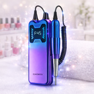 CIAOBOSI TX-8384 elektromos körömcsiszoló gép – 36W professzionális manikűr és pedikűr csiszológép (BBD) - Image 3