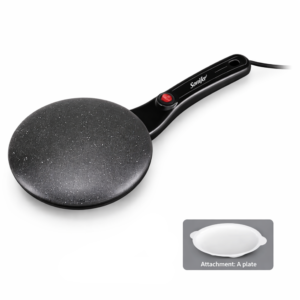 CREPELLA Pro elektromos palacsintasütő és crepe maker – tapadásmentes tortilla sütő, kompakt reggelikészítő - 600W (BBE) - Image 5