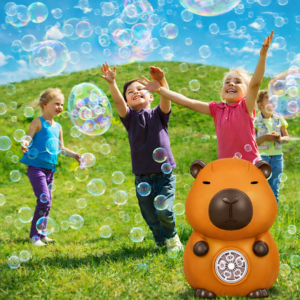 Capybara buborékfújó pisztoly barna – automata buborékfújó játék gyerekeknek, szappanbuborék gép (BBJ) - Image 2