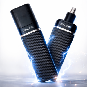 Daling DL-7111 USB orrszőrnyíró – elektromos orr- és fülszőrnyíró trimmelő rozsdamentes acél pengével, fekete (BBD) - Image 1