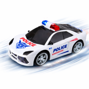 FlashCop interaktív rendőrautó – LED fényes, szirénás játék autó gyerekeknek, 18×9×7 cm (BBJ) - Image 7