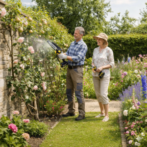 HAYAMI HA-1004 akkus metszőolló és mini láncfűrész szett – LCD kijelző, 6” olajzós láncfűrész, 2 akkumulátorral (FX) - Image 3