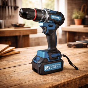 HAYAMI HA-1021 4 részes akkus szerszámkészlet 88V – vezeték nélküli gépszett ütvefúróval, sarokcsiszolóval és kiegészítőkkel (FX) - Image 3