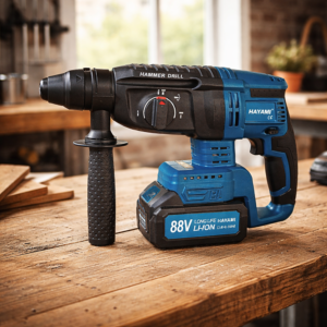 HAYAMI HA-1021 4 részes akkus szerszámkészlet 88V – vezeték nélküli gépszett ütvefúróval, sarokcsiszolóval és kiegészítőkkel (FX) - Image 4