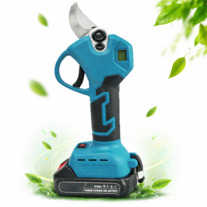 HAYAMI HA-1028 akkus metszőolló 21V – elektromos ágvágó olló 28 mm vágáskapacitással, kék (FX)