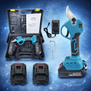 HAYAMI HA-1028 akkus metszőolló 21V – elektromos ágvágó olló 28 mm vágáskapacitással, kék (FX) - Image 3