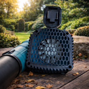 HAYAMI HA-1046 188V akkumulátoros lombfúvó kék – vezeték nélküli kerti levélfújó 7 sebességfokozattal akár 30 000 RPM fordulatszámmal (BBV) - Image 4