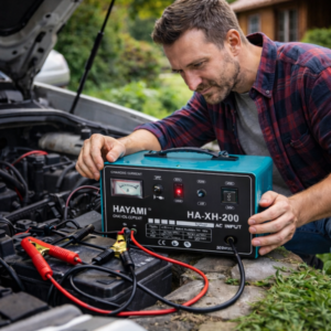 Hayami HA-XH-200 automata autó akkumulátortöltő – intelligens 12V/24V akkumulátor töltő digitális kijelzővel (BBV) - Image 2