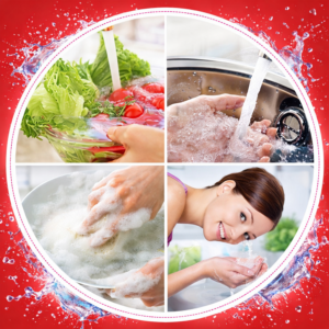 Hayami KL25-100 elektromos vízmelegítős csaptelep – átfolyós vízmelegítő csap, azonnali meleg víz konyhába és fürdőbe (BBV) - Image 3