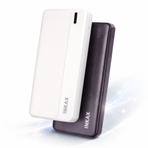 INKAX PB-01A 10 000 mAh power bank – LED kijelzős gyorstöltő külső akkumulátor USB-C és Micro USB porttal (BBD) - Image 1