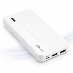 INKAX PB-01A 10 000 mAh power bank – LED kijelzős gyorstöltő külső akkumulátor USB-C és Micro USB porttal (BBD) - Image 3