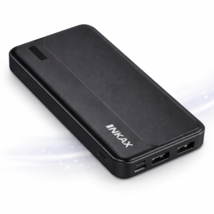 INKAX PB-01A 10 000 mAh power bank – LED kijelzős gyorstöltő külső akkumulátor USB-C és Micro USB porttal (BBD) - Image 4