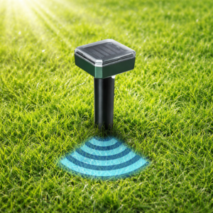 PL 17 napelemes ultrahangos vakondriasztó 4 db-os szett – vízálló kerti vakond- és rágcsálóriasztó készülék kertbe és gyepre (BBV) - Image 4