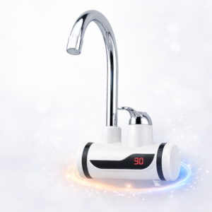 Kaski KL25-101 fali elektromos vízmelegítős csaptelep LCD kijelzővel 3000W (BBV)