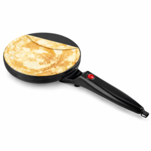 CREPELLA Pro elektromos palacsintasütő és crepe maker – tapadásmentes tortilla sütő, kompakt reggelikészítő - 600W (BBE)