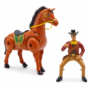 Kevin a Cowboy mozgó lovas akciófigura – hangot adó western cowboy játék lóval gyerekeknek 18×16×6 cm (BBJ) - Image 5