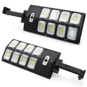 LumaGuard 336 LED hidegfehér napelemes kerti lámpa mozgásérzékelővel – távirányítós kültéri fali lámpa W789B-4 (FX) (BBV) - Image 4