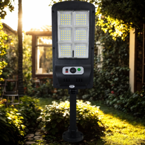 NEXTLY W755-6 kültéri napelemes LED lámpa – mozgás- és fényérzékelős, távirányítós, 3 világítási mód (BBV) - Image 4