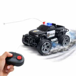 PoliceRover távirányítós rendőr terepjáró – LED világító RC autó gyerekeknek, off-road játék (BBJ) - Image 1