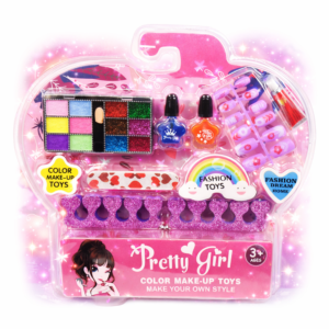 Pretty Girl gyerek smink szett – kozmetikai szépség készlet kislányoknak, játék smink (BBJ) - Image 1
